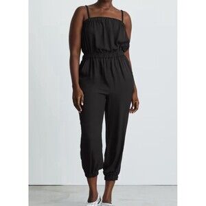 Everlane Womens Black The Party of One Jumpsuit Size XS